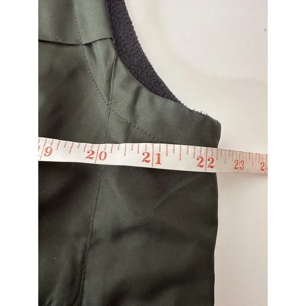 J Crew Vest Men Large Outdoor Puffer Green Military‎ Hiking Cozycore Camping
